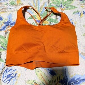 NVGTN Burnt Orange Thrive Seamless Bra